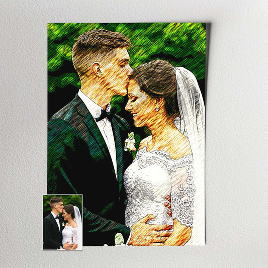 Unleash your imagination with a personalized artsy illustration print that breathes life into your favorite memories. With its gallery-quality and fantastic attention to detail, this bespoke artwork is the epitome of sophistication