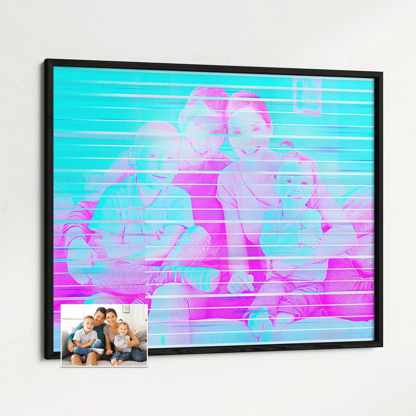 Transform your space with our Personalised Purple & Blue Framed Print. Its vibrant and vivid colors create a visually striking image that sparks creativity and adds a sense of fun and excitement. Crafted with gallery-quality paper