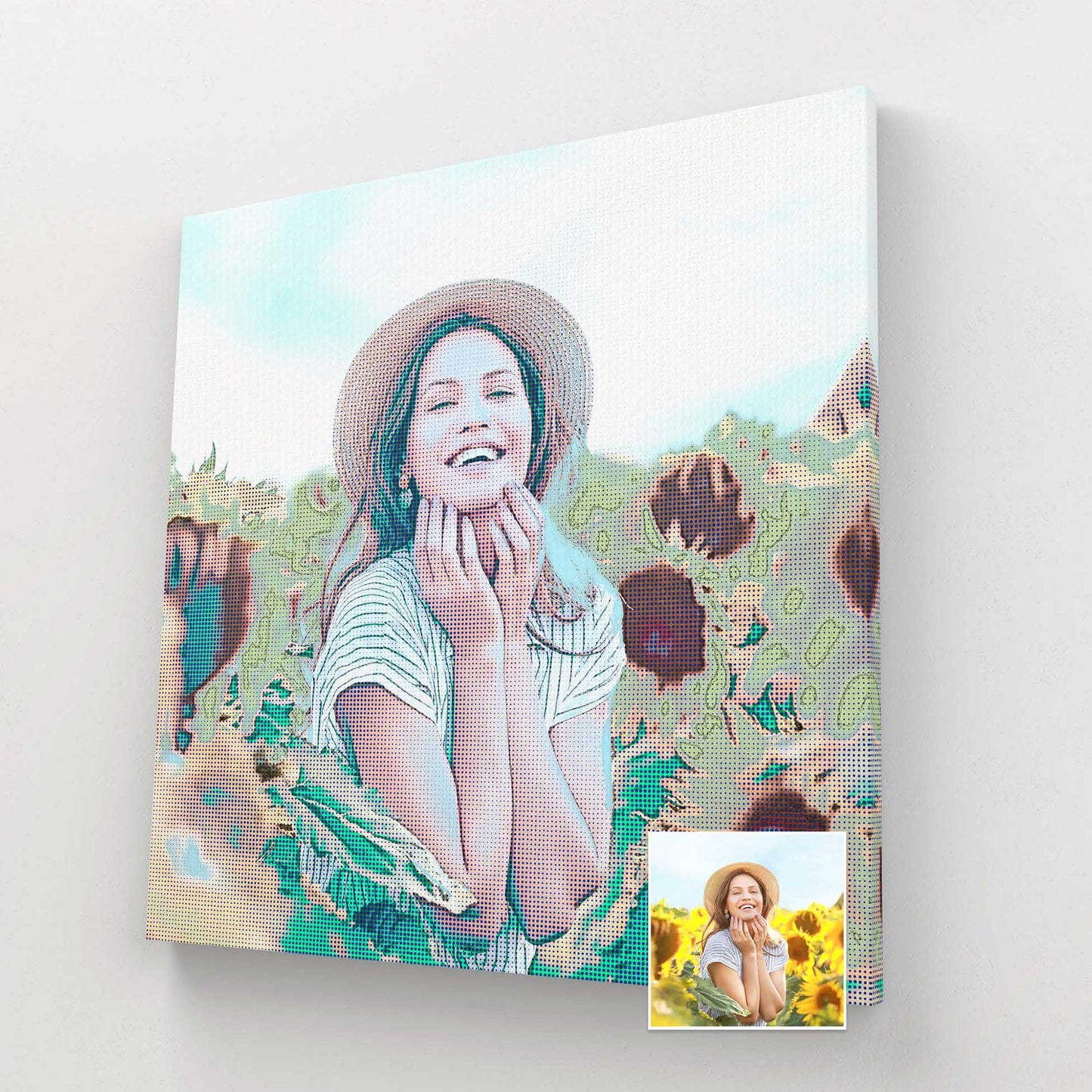 Experience the radiating coolness of our Personalised Green Grunge Canvas. This handmade artwork captures the essence of fun and trendy vibes, turning any photo into a vibrant masterpiece. It's a perfect addition to your home