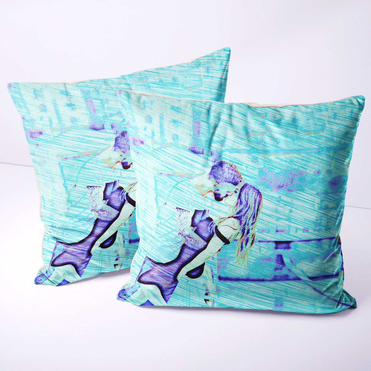 The Personalised Blue Drawing Cushion is the perfect blend of luxury and creativity for your home decor. With its custom drawing created from your photo, it showcases a unique and imaginative design. Made from soft velvet fabric