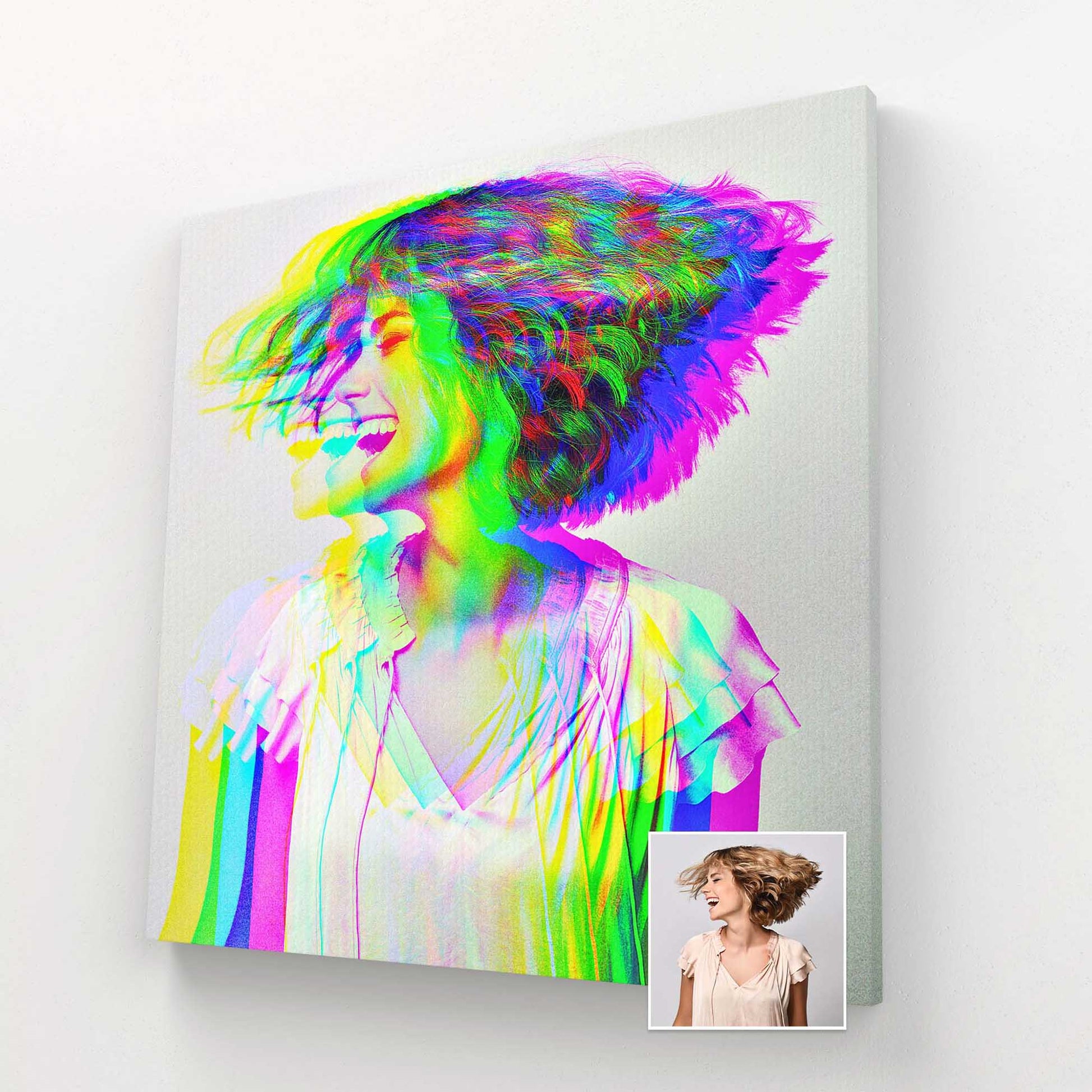 Elevate your wall art game with our personalised anaglyph 3D canvases