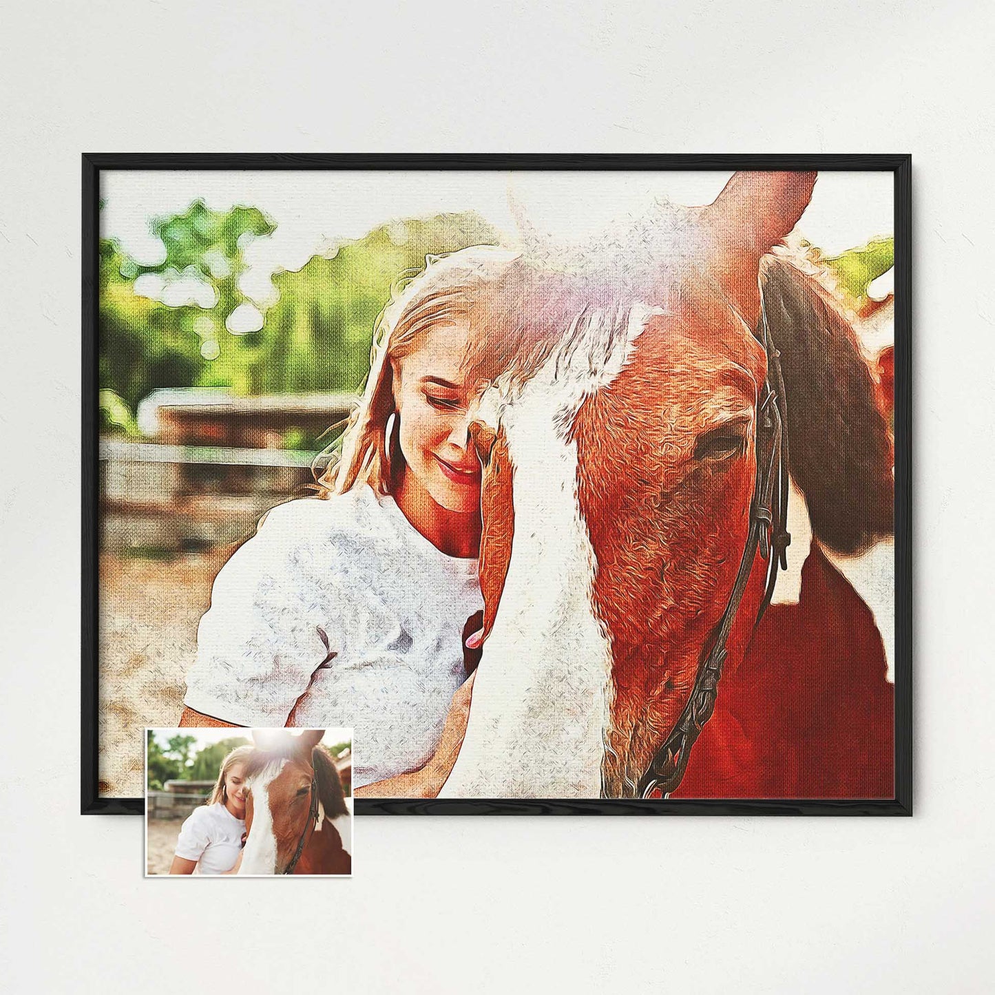 Searching for the perfect gift? Look no further than our Personalised Artistic Oil Painting Framed Print. It combines the beauty of art with the functionality of wall decor, making it a thoughtful and meaningful present for any occasion