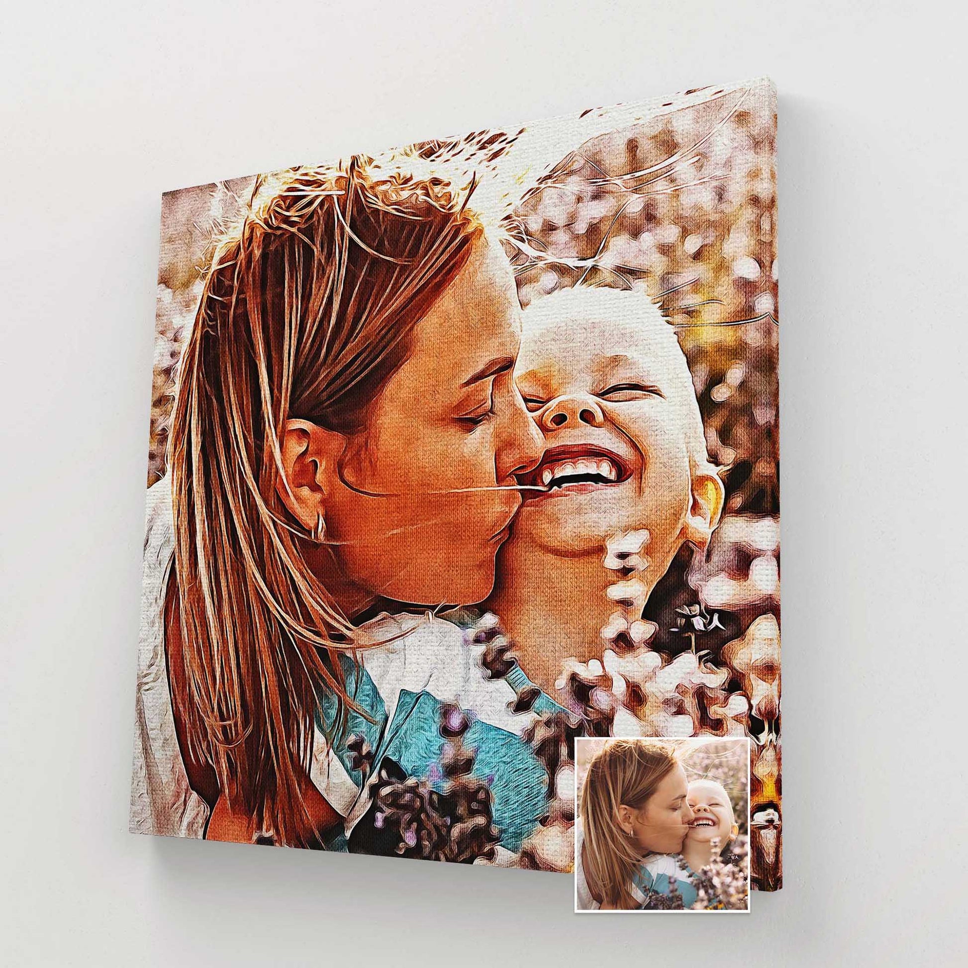 Indulge in the beauty of fine art with our Personalised Artistic Oil Painting Canvas
