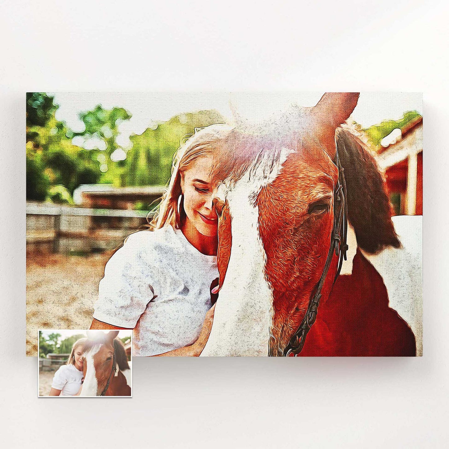 Elevate your home decor with our Personalised Artistic Oil Painting Canvas