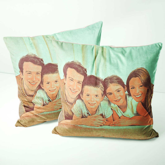 What makes this cushion so special? First and foremost, it's personalised. You can have your very own photo printed on the cushion, making it a unique and meaningful gift for your special occasion. Whether it's an anniversary, birthday
