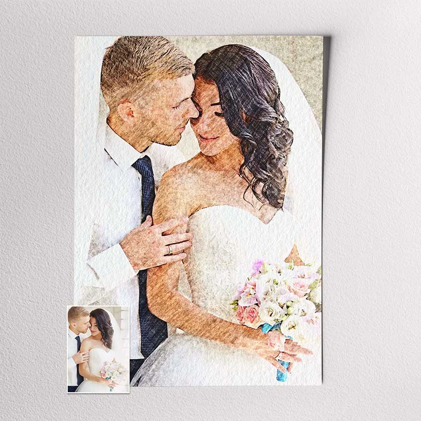 Make a statement with a Personalised Drawing & Sketch Gallery Print from your photo. Start designing your print today and add a touch of artistry to your walls