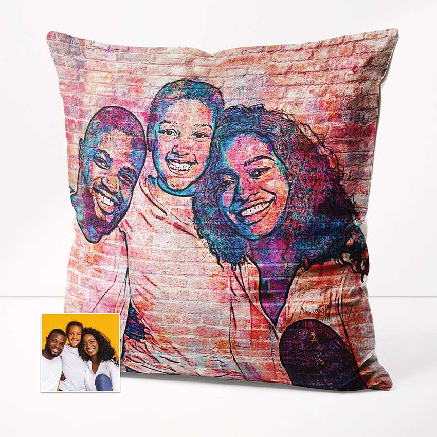Personalised graffiti and street art decor cushions are the perfect addition to any modern home. Customise your cushions with graffiti tags or street art murals that reflect your urban flair.