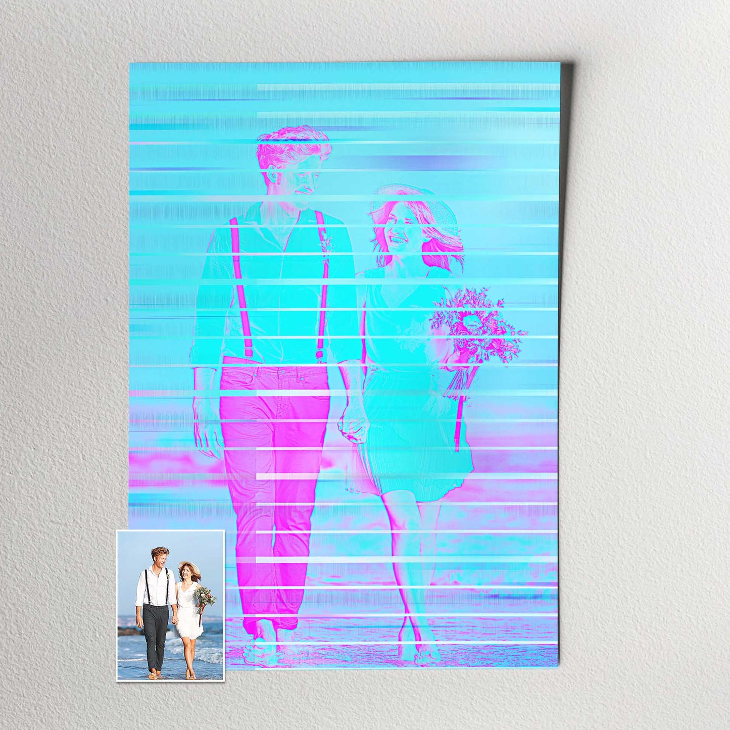 Home & Office Decor Accessory: Add a touch of artistic flair to your living or workspace with this personalized print. Its modern design and captivating colors make it an ideal decor accessory