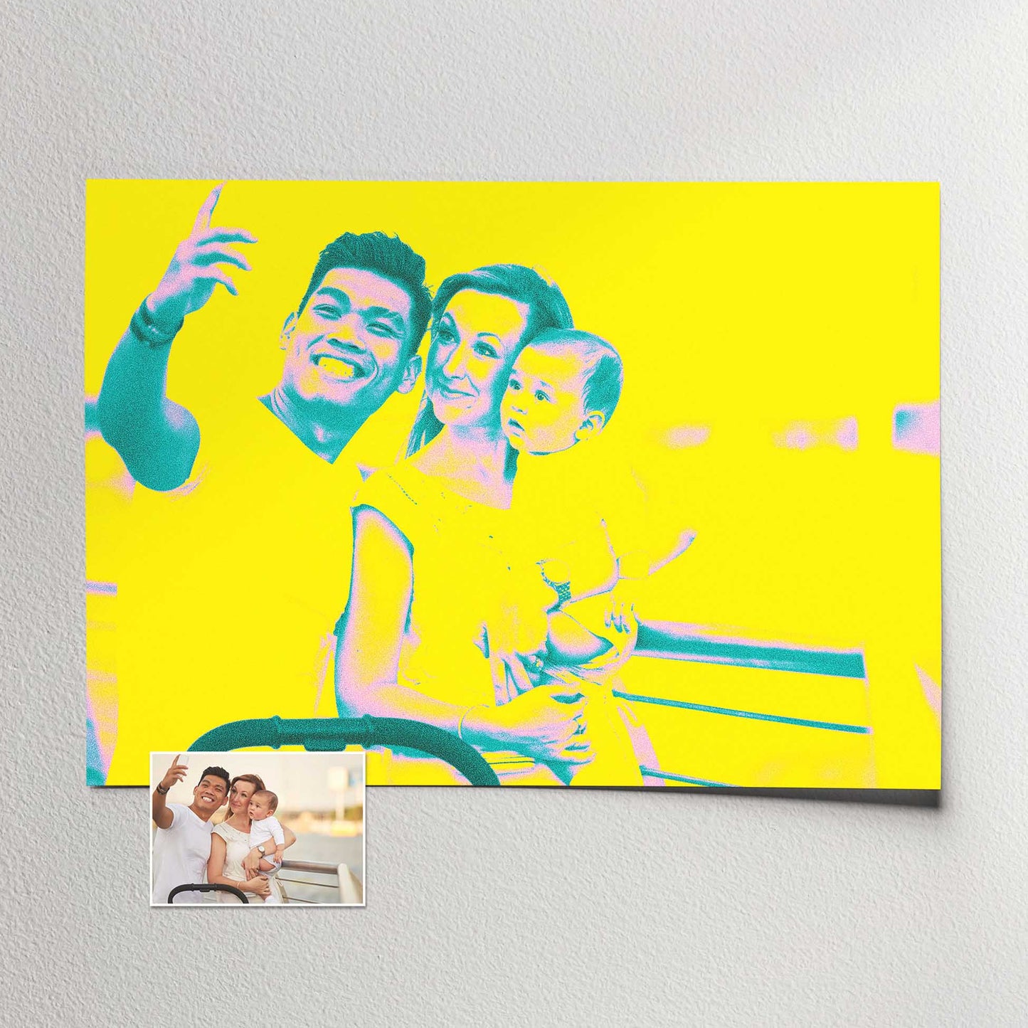 Elevate your space with our Personalised Acid Yellow Print, a modern and cool piece of wall art. Its acid yellow effect adds a fresh and vibrant touch, perfect for any party or celebration. Inspiring and positive, custom-made print 