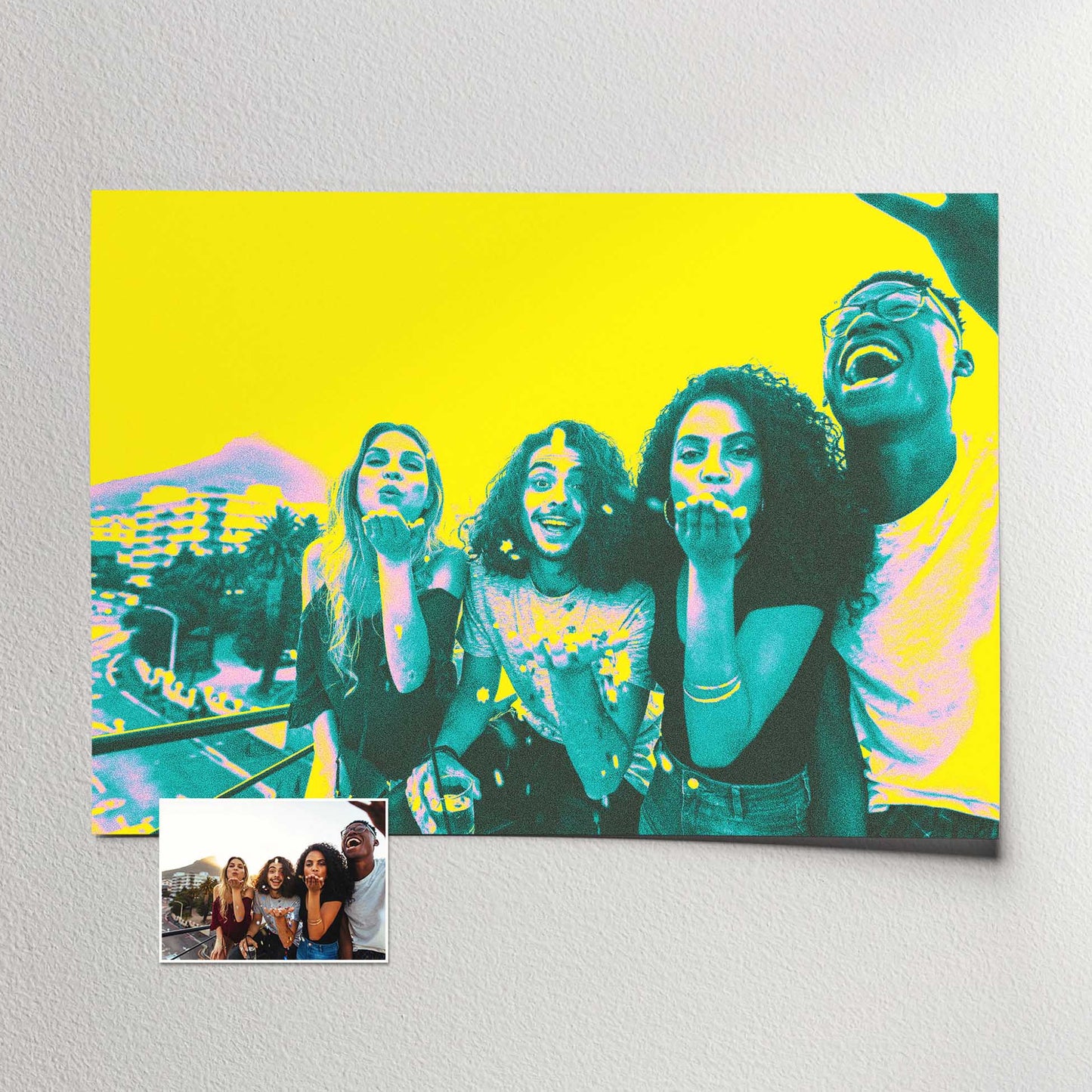 Transform your walls with our Personalised Acid Yellow Print, a fusion of art and design. Its modern aesthetic and vibrant yellow tones bring a fresh energy to any interior. Made to order, this unique piece is the perfect gift for a birthday