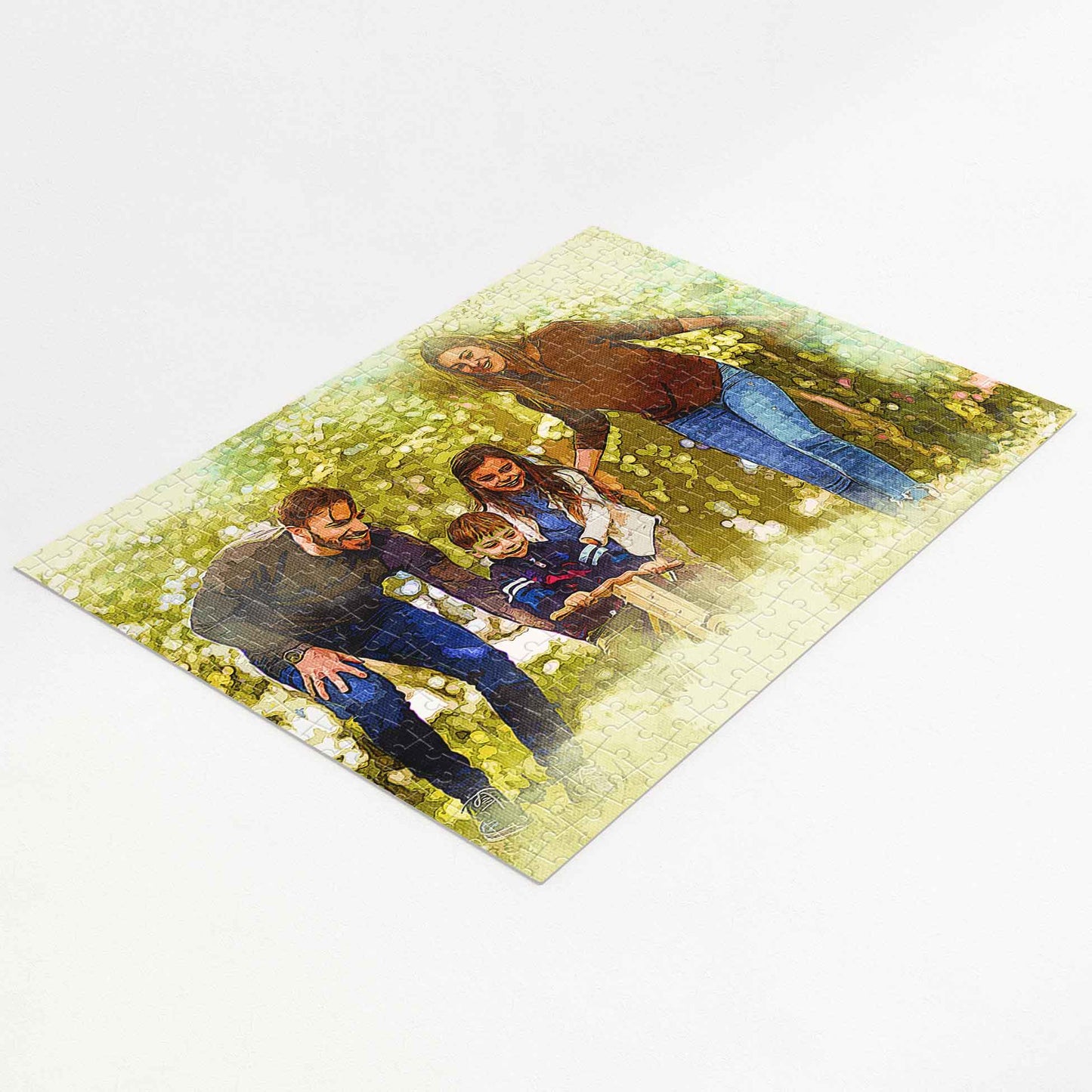 Experience the art of personal gifting with our Realistic Watercolor Texture Jigsaw Puzzle. Handmade for uniqueness, this puzzle captures the beauty of natural textures, making it a perfect gift for family and friends
