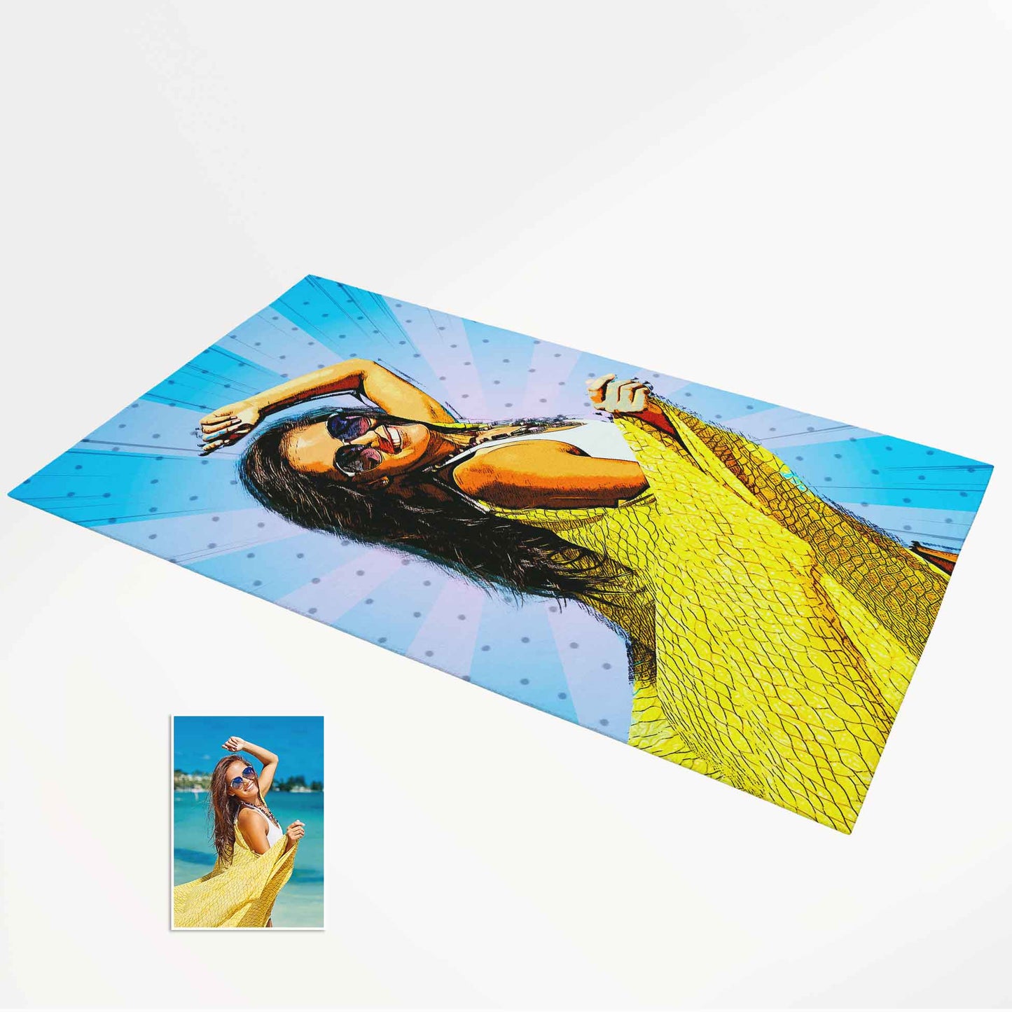 Bring back the laughter of yesteryears with our Cartoon Comics Photo Rug! Personalise it and relive the joy. Shop now