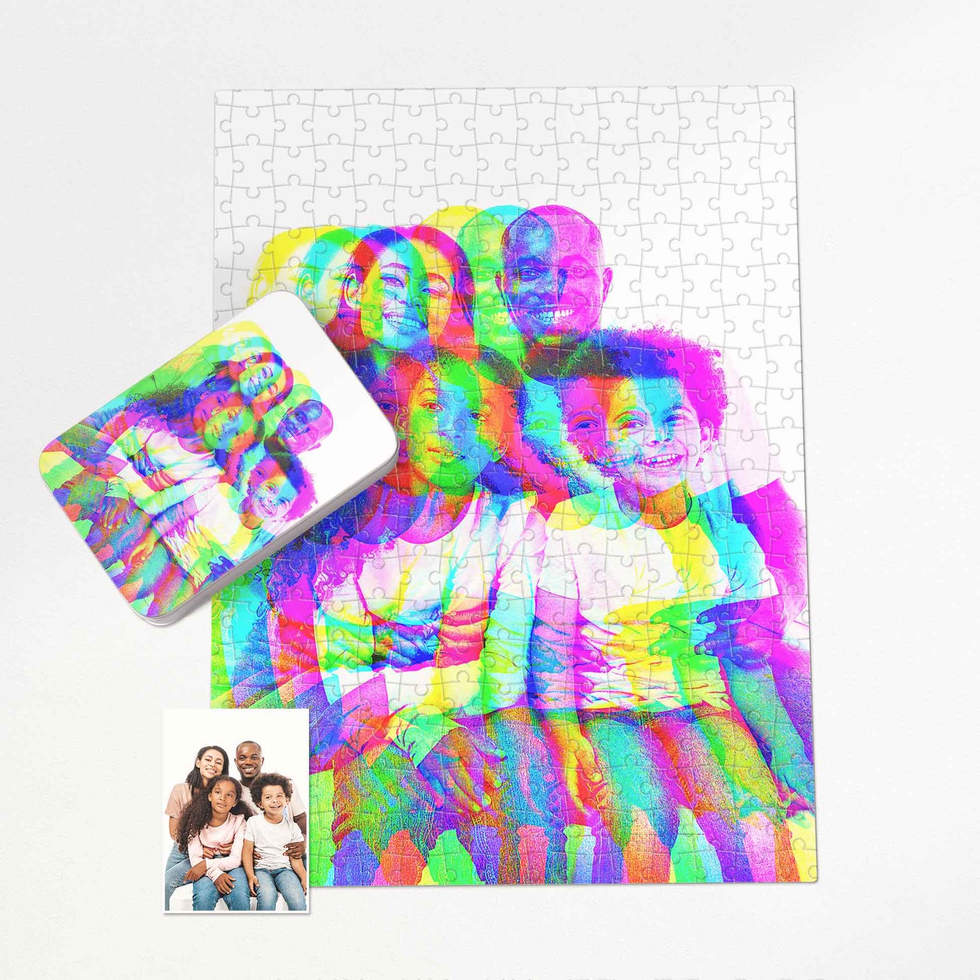 Unleash your creativity with a Personalised Anaglyph 3D Jigsaw Puzzle. Its unique design and handmade touch make it a standout choice. Add a touch of celebration to your moments