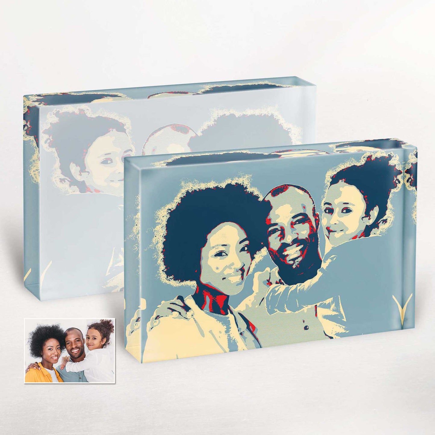 Add a touch of sophistication to your space with our Personalised Election Poster Acrylic Block Photo. Its cool and hip design embodies originality and elegance, creating an eye-catching piece of unique artwork