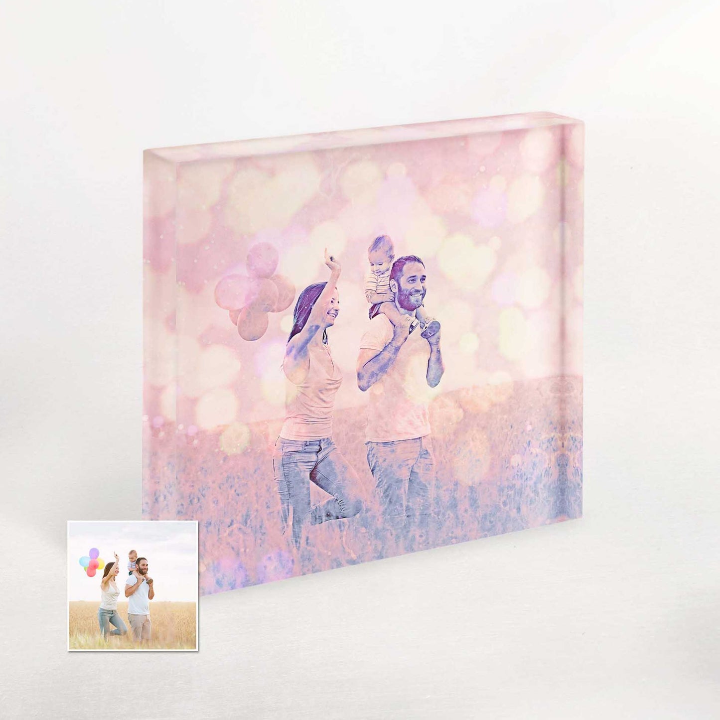 Step into the world of cinema with a Personalised Special FX Acrylic Block Photo, highlighting a film effect that brings a cool and fresh vibe. This unique and novelty artwork is made to order, making it a perfect anniversary or birthday gift