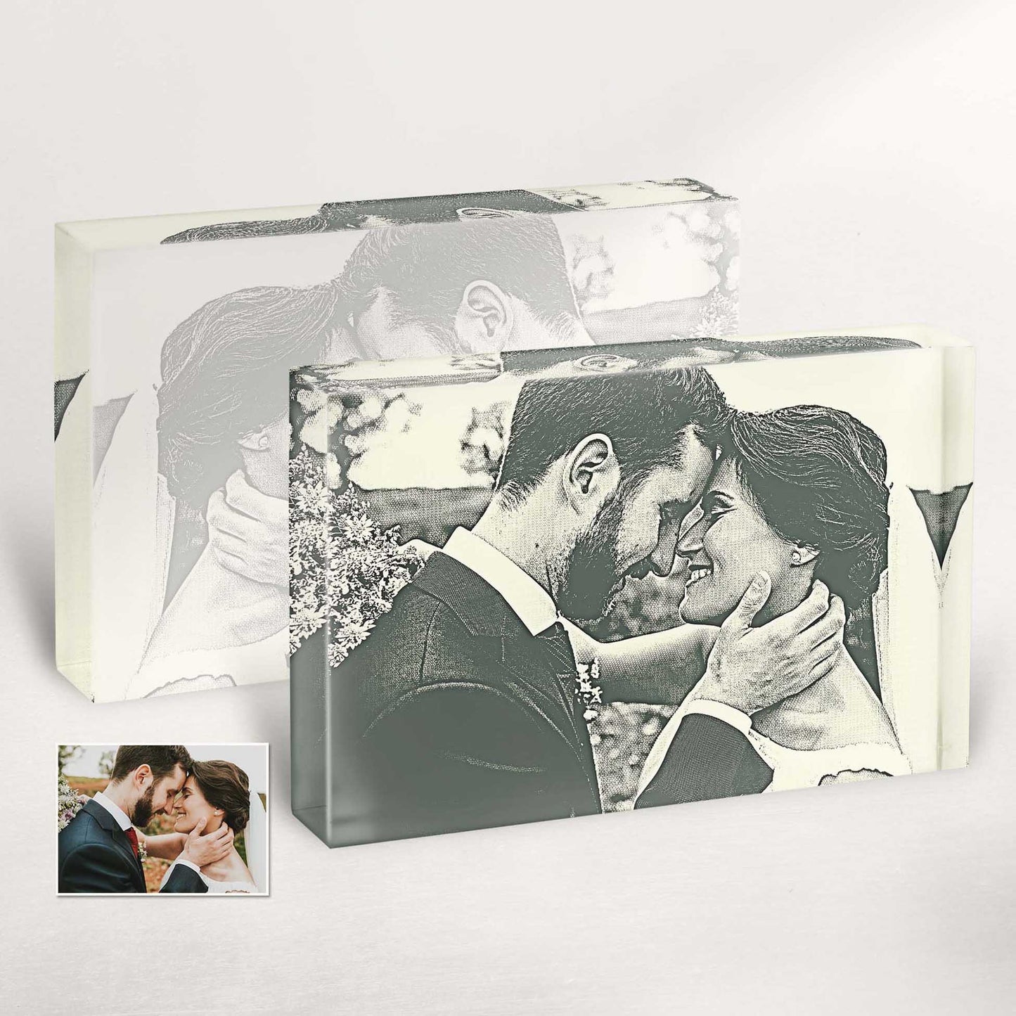 Elevate your gift-giving game with our personalised Money Engraved Acrylic Block Photo. The engraved money design adds a touch of elegance and exclusivity, making it a standout and unforgettable present for your loved ones