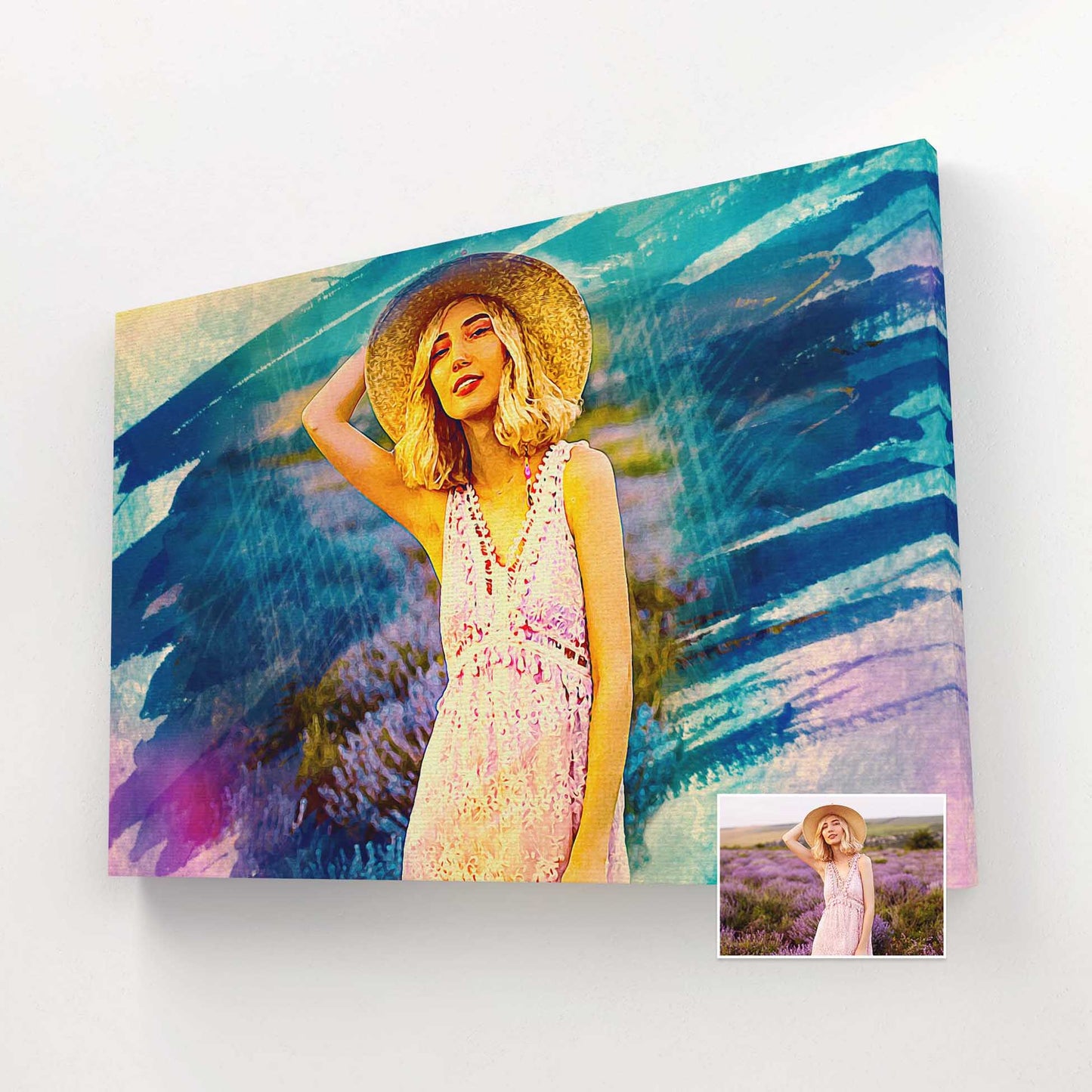 Our Personalised Artistic Painting Canvas is a unique and vibrant gift for friends, family, and loved ones