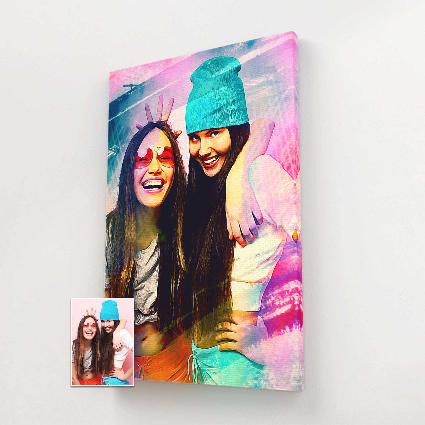 Celebrate special moments with our Personalised Artistic Painting Canvas