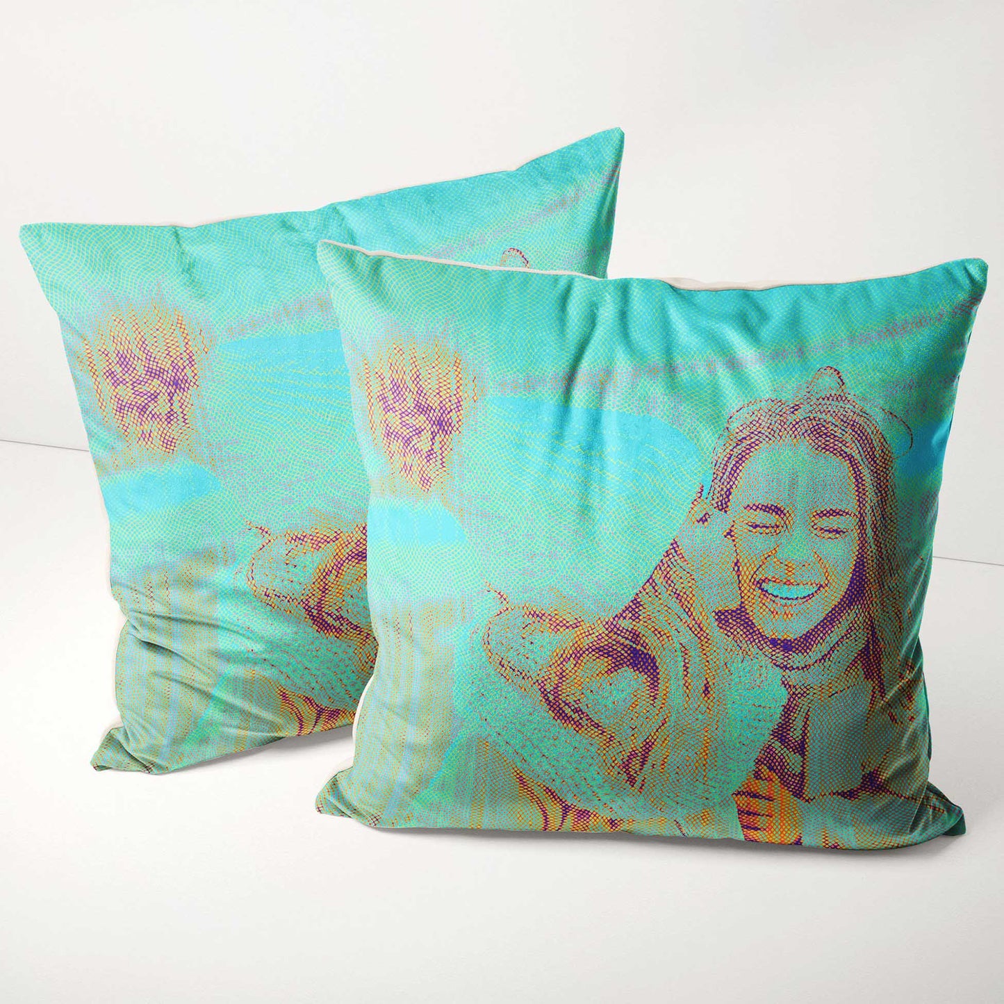 Add a touch of personality to your space with the Personalised Blue Engraved Cushion. Crafted from soft velvet fabric, this cool and fresh cushion allows you to create a fun and customised piece by printing your photo. Handmade with care