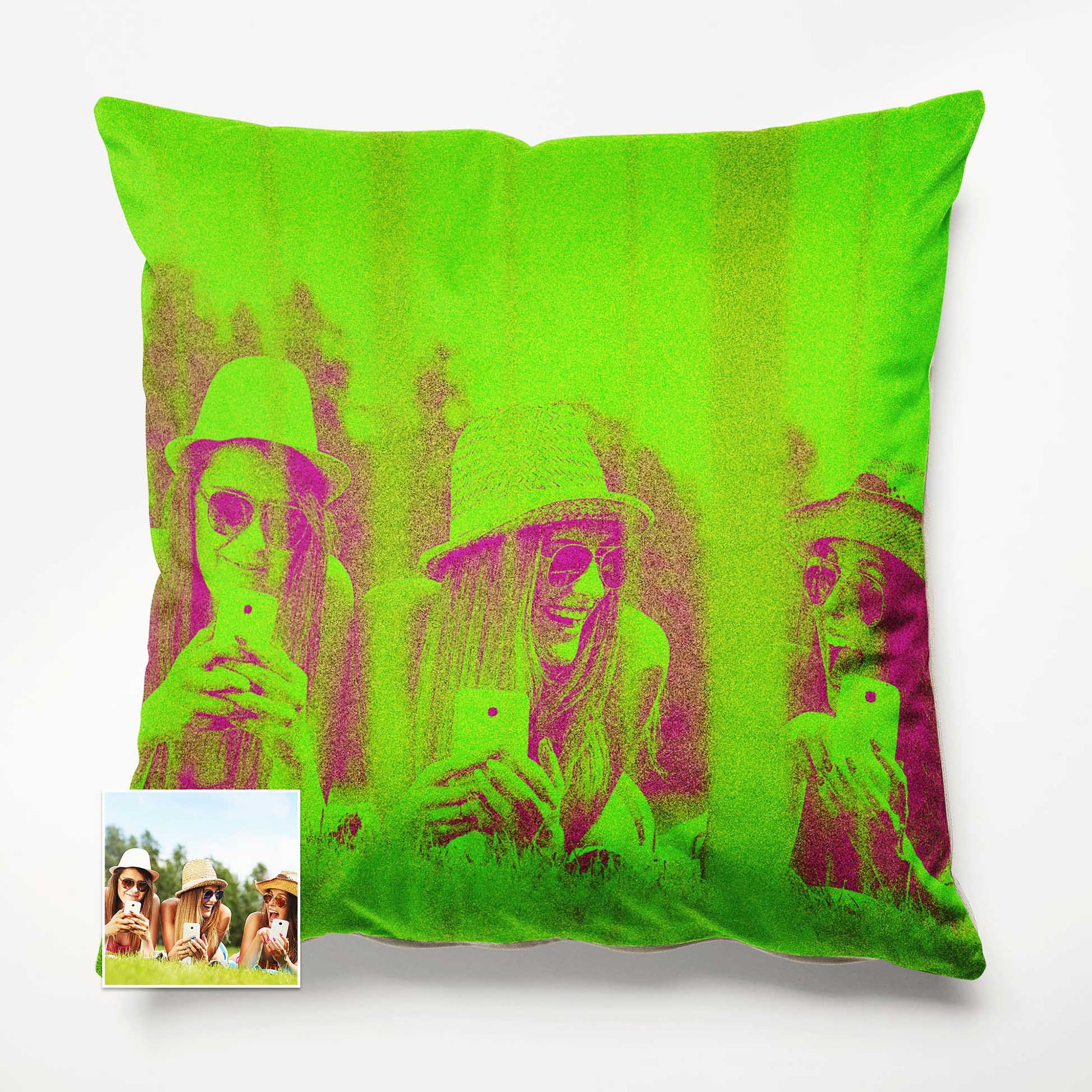 Add a pop of color and excitement to your home decor with the Personalised Neon Green Cushion. Its fresh and fun design instantly uplifts the ambiance, making it perfect for parties or simply adding a vibrant touch, handmade