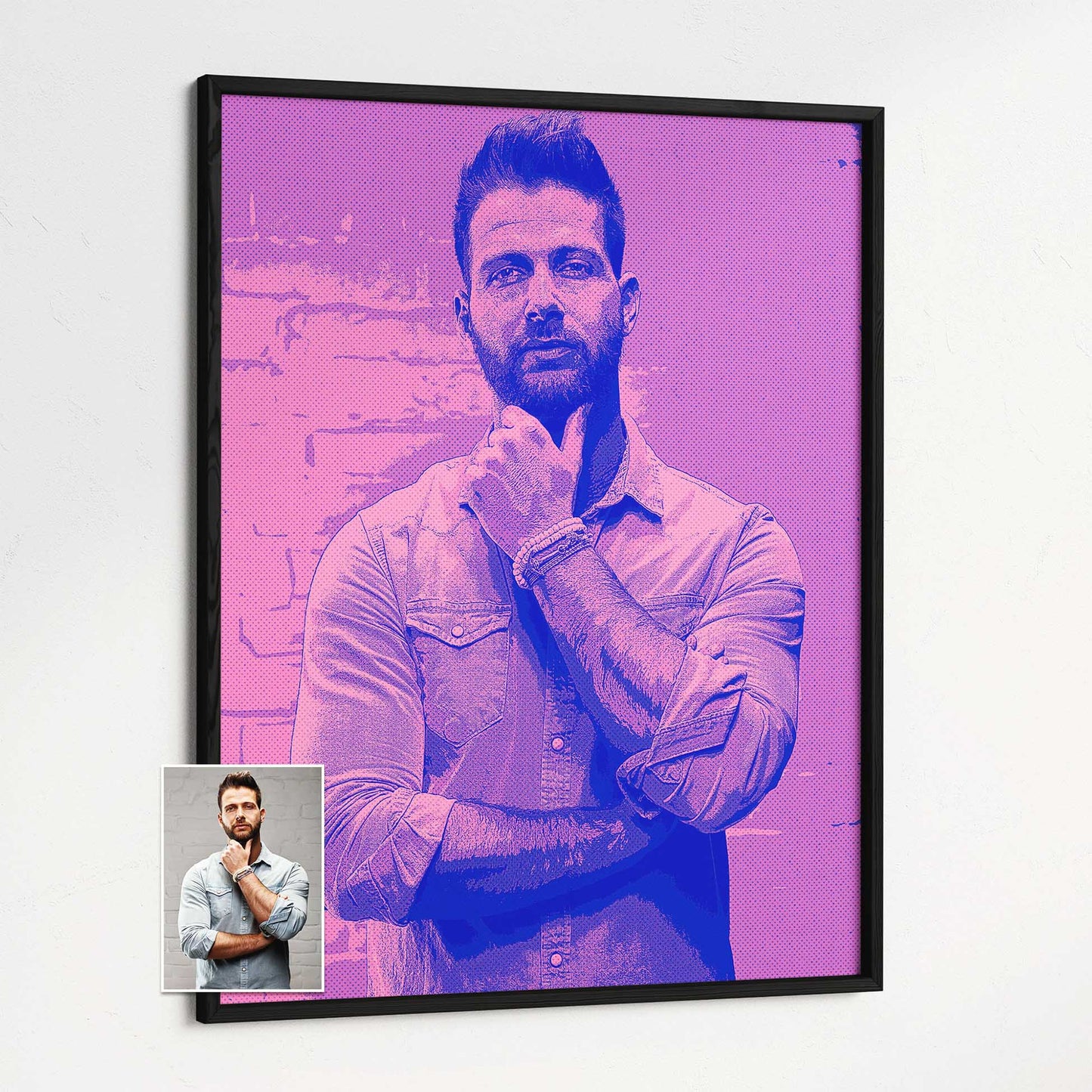 Infuse your space with a burst of creativity with our Personalised Colourful Drawing Framed Print. This one-of-a-kind artwork, created from a photo, showcases a pencil effect that adds a unique and fresh touch, quirky and imaginative 