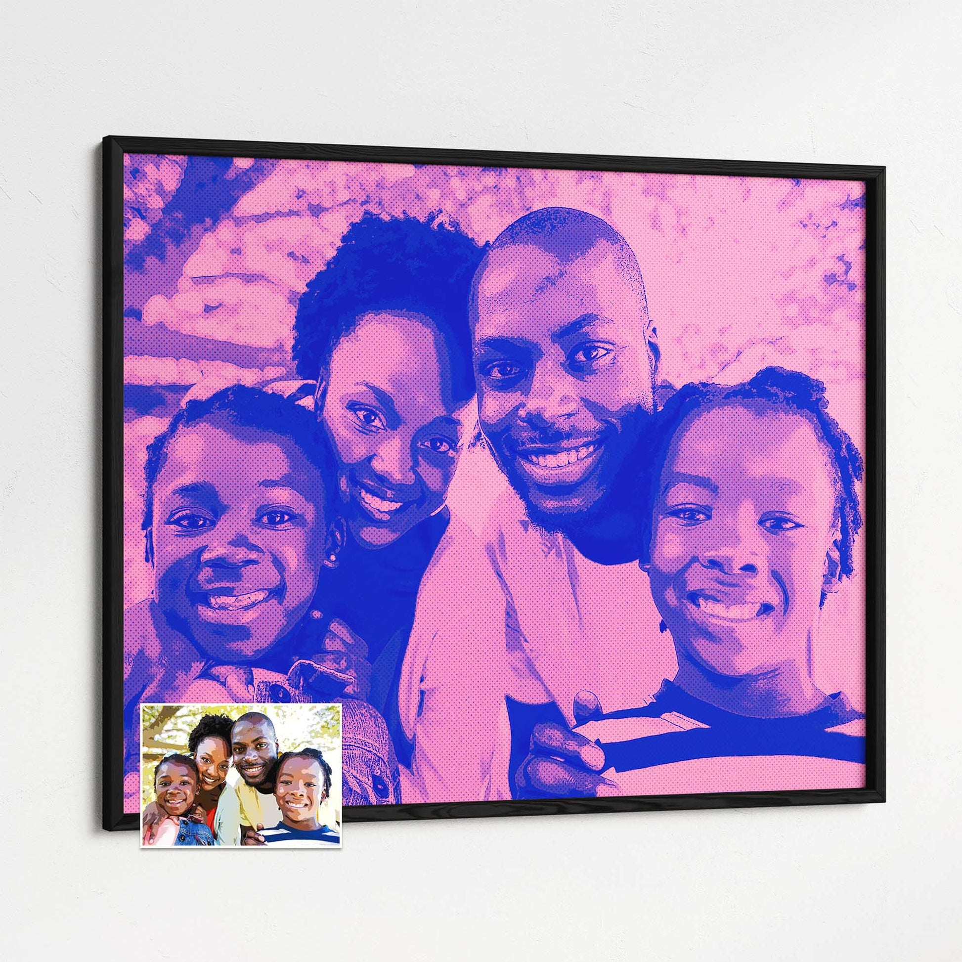 Unleash your creativity with our Personalised Colourful Drawing Framed Print. This original artwork, transformed from a photo, features a stunning pencil effect that adds a fresh and quirky vibe. Its unique and imaginative design 