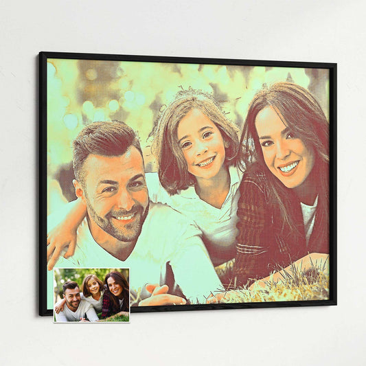 Turn your cherished memories into a captivating work of art with a Personalised Crosshatch Drawing Framed Print. The combination of the crosshatch texture, vibrant colors, and pencil effect gives your photo a vivid and unique appearance
