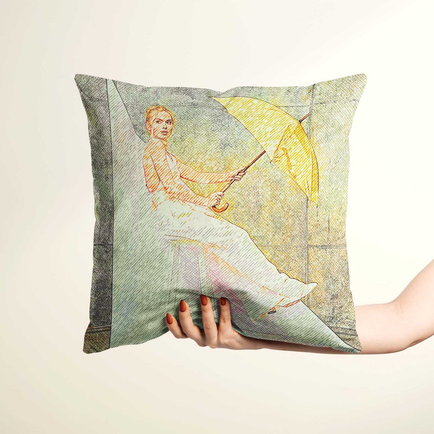 Experience ultimate relaxation with the Personalised Drawing Crosshatch Cushion. Its soft velvet material provides a plush and comfortable feel, perfect for unwinding after a long day. The cushion's unique design