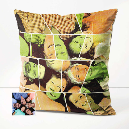 The Personalised Vintage Comics Cushion brings a fresh and cool vibe to your home decor. With its unique cartoon design created from your own photo, it adds a touch of originality and nostalgia. Made from soft velvet, luxury cushion 