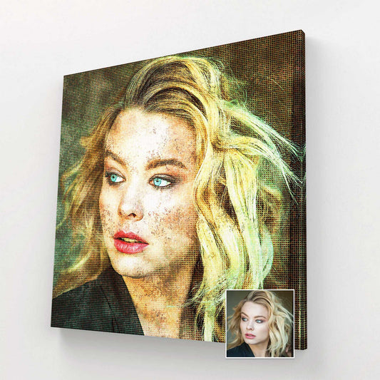 Immerse yourself in the nostalgia of the 90s with our Personalised Retro Grunge FX Canvas. Its cool and trendy vibes, combined with a unique print from your photo, create a novelty piece of wall art that captures the flow of emotions