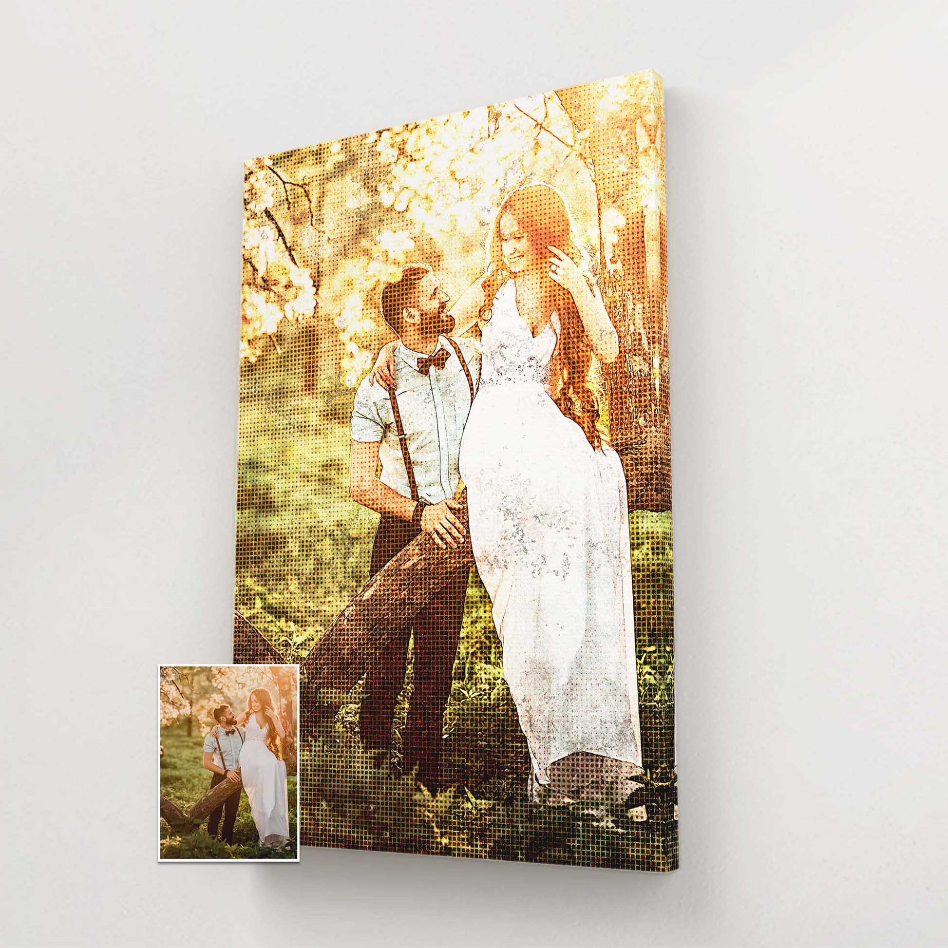 Create a nostalgic atmosphere with our Personalised Retro Grunge FX Canvas. Its cool and trendy 90s vibe, combined with a unique print from your photo, adds a novelty factor to your home decor