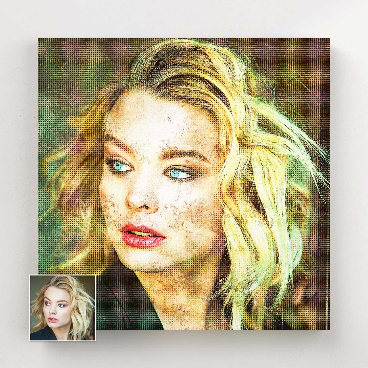 Immerse yourself in the creative energy of our Personalised Retro Grunge FX Canvas. Its cool and trendy 90s vibe, captured through a unique print from your photo, adds a novelty factor to your home decor
