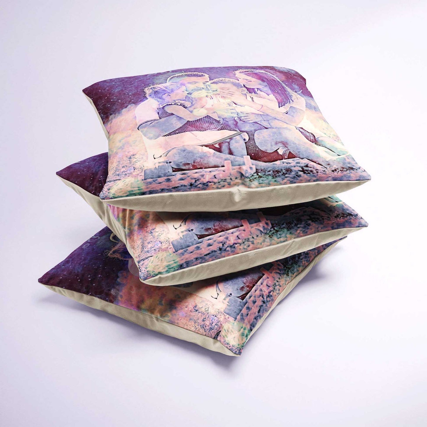 The Personalised Special Purple FX Cushion is a true work of art for your home decor. Custom-made to your specifications, it is a unique and original piece that adds a vibrant and bright element to any space. Printed from your photo