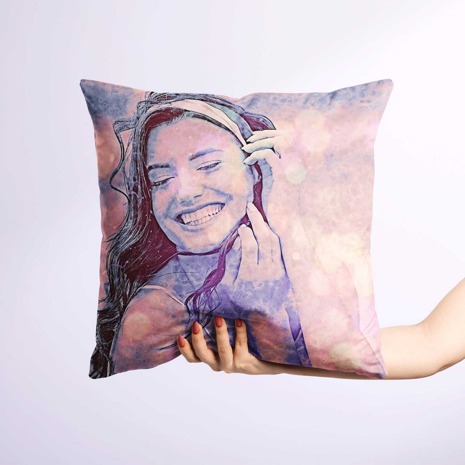Experience the perfect blend of luxury and personalization with the Personalised Special Purple FX Cushion. This custom-made cushion is a unique and original piece for your home decor. With its vibrant and bright print