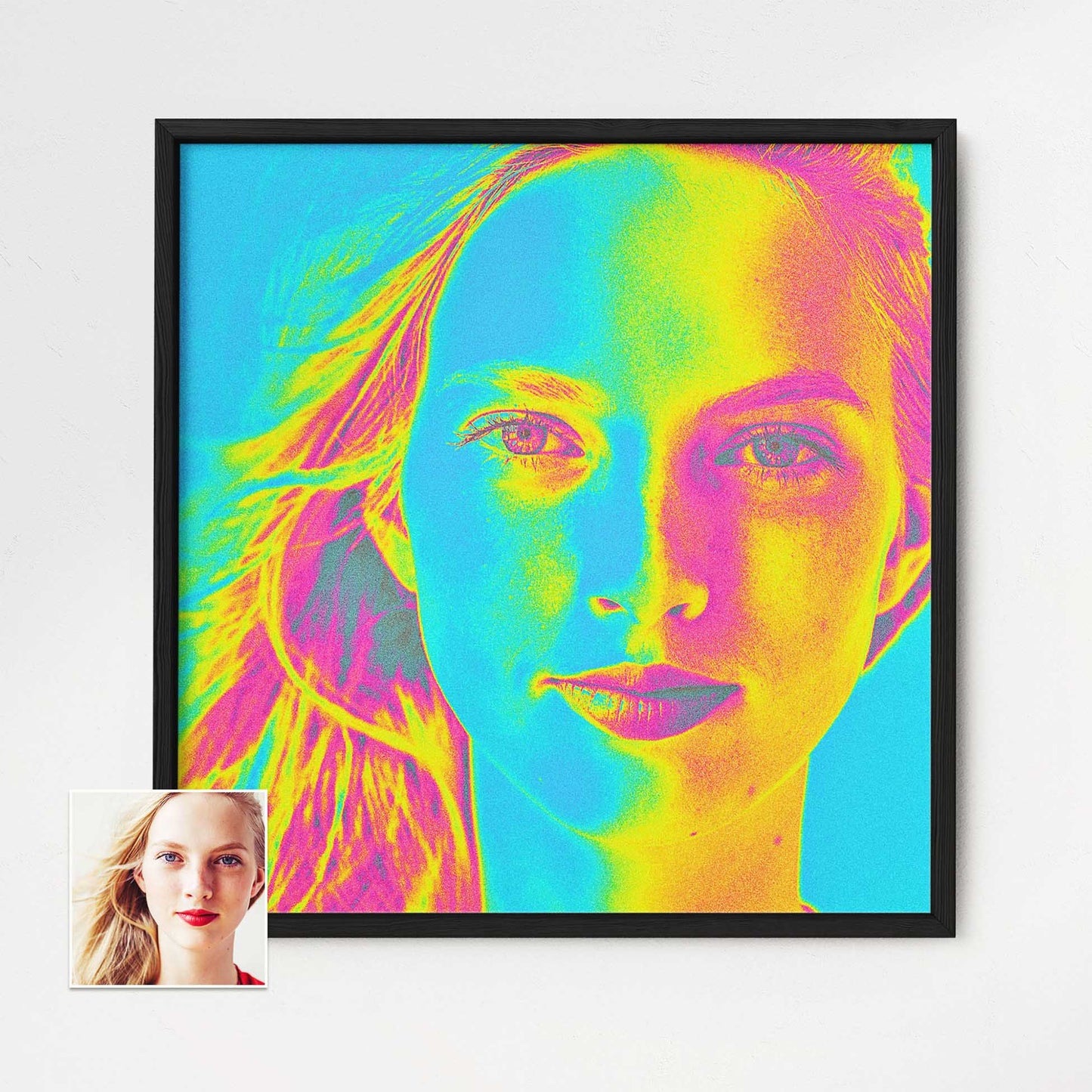 Personalised Acid Trip Framed Print is a stunning example of fine digital art. Its colorful and vivid design makes a bold statement, adding a vibrant and energetic touch to your home decor. Print from your photo