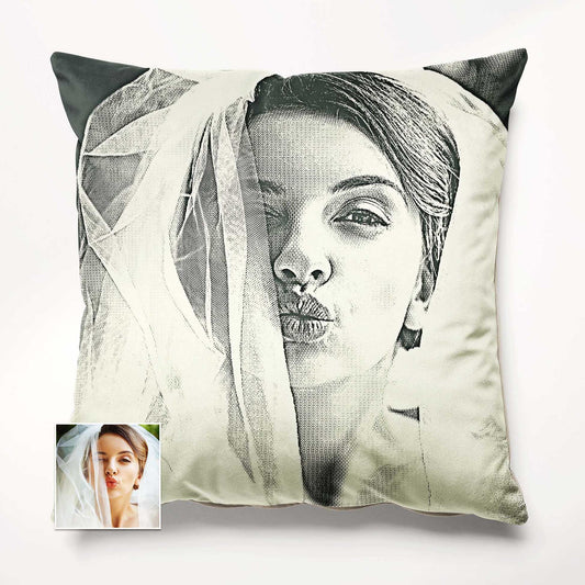 The Personalised Money Engraved Cushion is a stunning addition to any home decor. Made with soft velvet, it offers a luxurious touch and exudes elegance. The intricate engraving adds a chic and sophisticated appeal