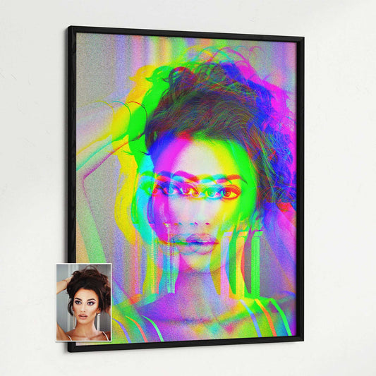 Personalised Anaglyph 3D Framed Print: Experience the immersive world of 3D art with this personalized anaglyph print. It brings a modern and minimalist touch to any space, be it your home or office, adding a chic and trendy vibe