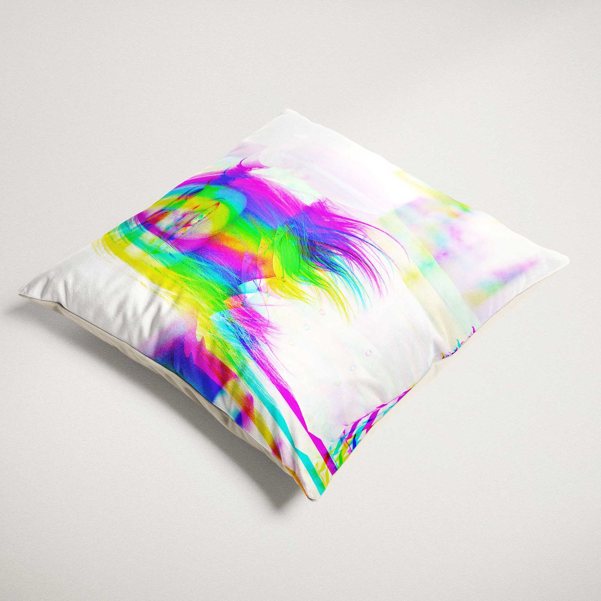 Elevate your space with the Personalised Anaglyph 3D Cushion. Its plush velvet fabric offers a soft and luxurious feel, while the print from your photo adds a personalized touch. The minimalist design exudes elegance