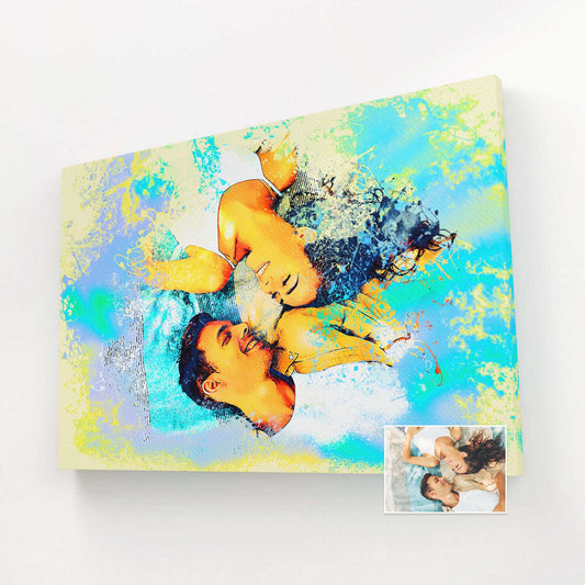 Create a personalized Splash Watercolor Canvas that brings fun and excitement to your space
